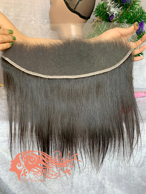 Csqueen Raw Straight hair 13*4 HD Lace Frontal 100% Human Hair - Click Image to Close